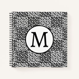 Cuaderno Amor controlado en blanco y negro