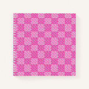 Cuaderno Amor controlado en magenta y blanco