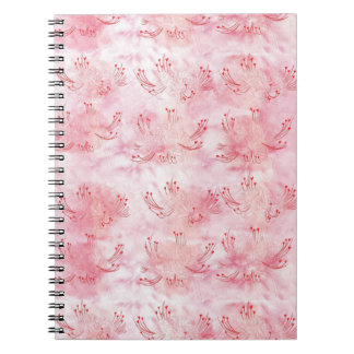 Cuaderno amor corazón araña lirio
