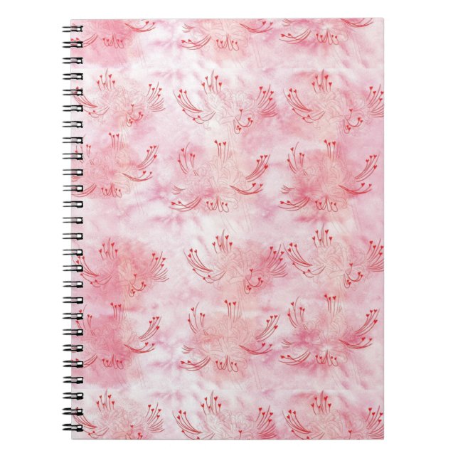 Cuaderno amor corazón araña lirio (Frente)