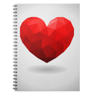 Cuaderno Amor corazón bajo polinismo valentina