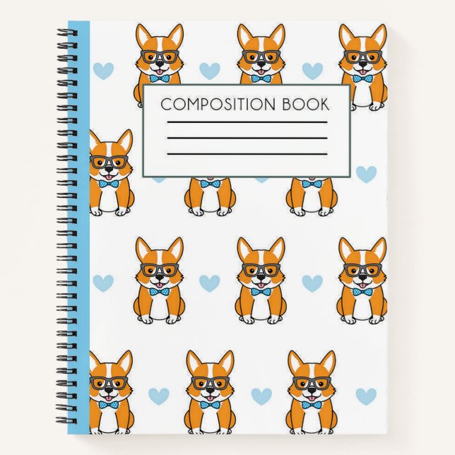 Cuaderno Amor corgi (Anverso)