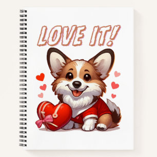Cuaderno Amor de Corgi Adorable
