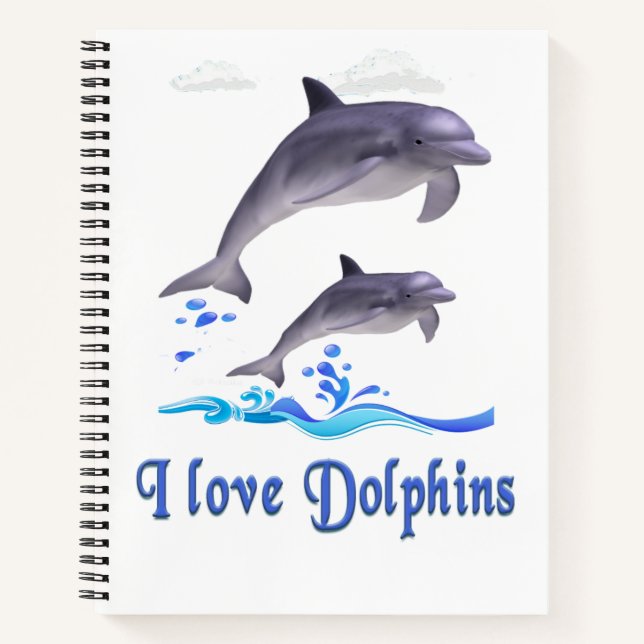 Cuaderno Amor de delfines (Anverso)