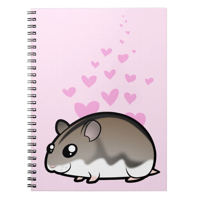 Cuaderno Amor de hámster enano (Frente)