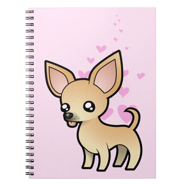 Cuaderno Amor de la chihuahua (capa lisa) (Frente)