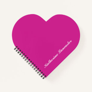 Cuaderno Amor de Mariposa Color Sólido Magenta 1 Personal