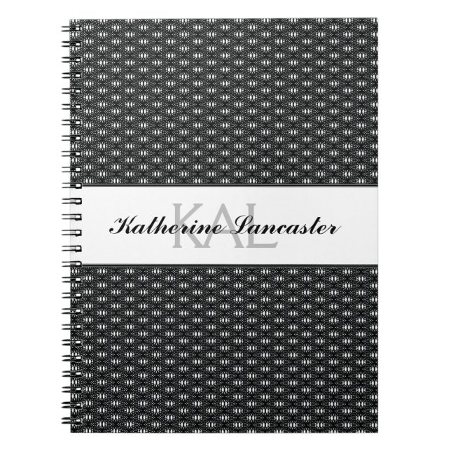 Cuaderno Amor de Mariposa | Encaje Negro 3 Personalizado (Frente)