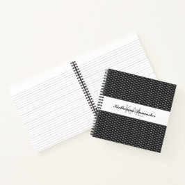 Cuaderno Amor de Mariposa | Encaje Negro 3 Personalizado