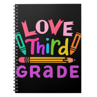 Cuaderno Amor de tercer grado | Regalo de regalo | Escuela