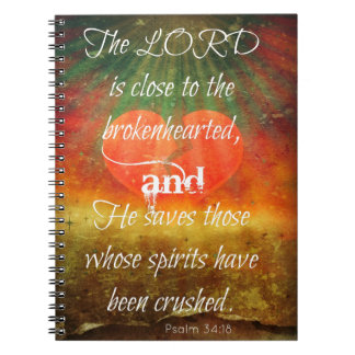 Cuaderno Amor del 34:18 del salmo