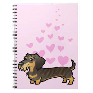 Cuaderno Amor del Dachshund (wirehair)