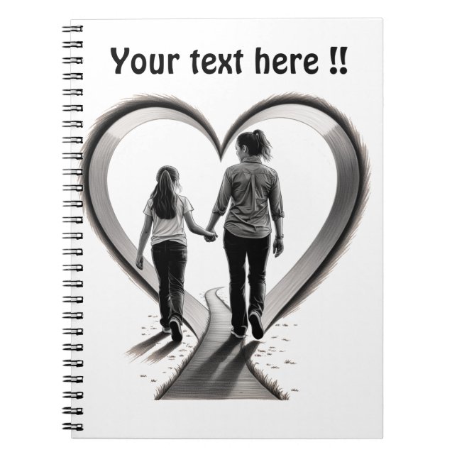 Cuaderno Amor del día de la mamá (Frente)