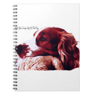 Cuaderno Amor del perro de aguas de saltador galés