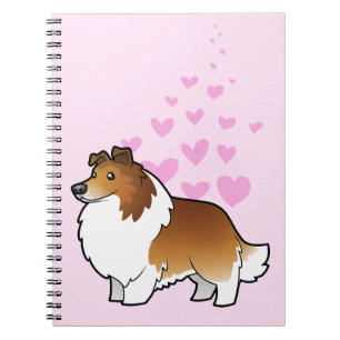 Cuaderno Amor del perro pastor/del collie de Shetland