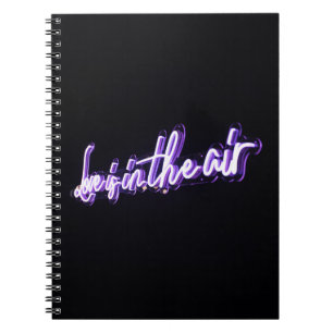 Cuaderno Amor en el Rótulo aéreo Imagen tipográfica cita ar