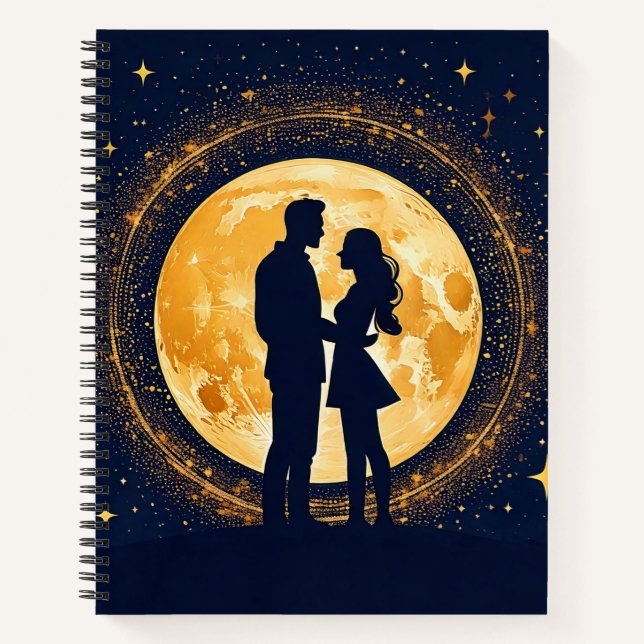Cuaderno amor en la luna (Anverso)