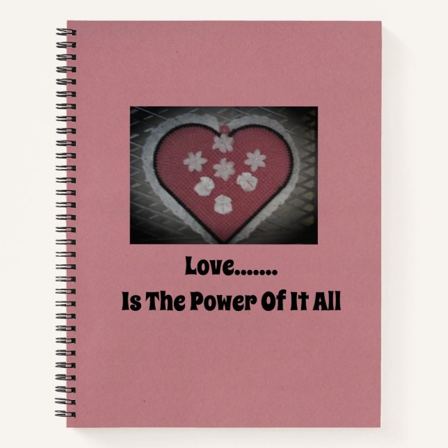 Cuaderno Amor...... Es el poder de todo (Anverso)