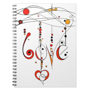 Cuaderno AMOR estilizado