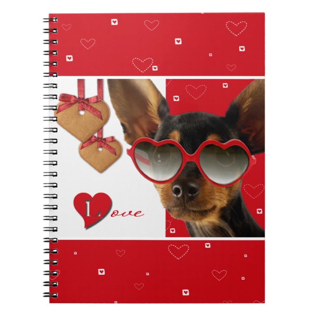Cuaderno Amor. Gracioso regalo de El día de San Valentín de (Frente)