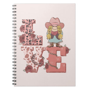 Cuaderno Amor occidental retro