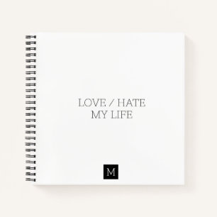 Cuaderno Amor/Odiar mi vida