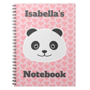 Cuaderno Amor panda