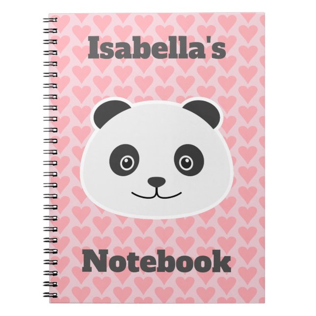 Cuaderno Amor panda (Frente)