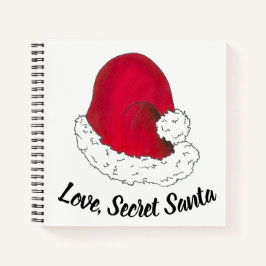 Cuaderno Amor, Papá Noel secreto Feliz Navidad Navidad Navi