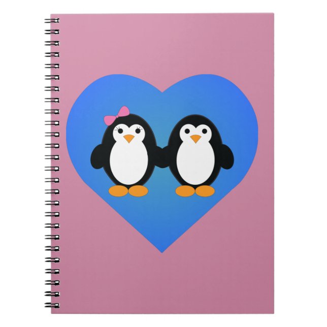 Cuaderno Amor pingüino (Frente)