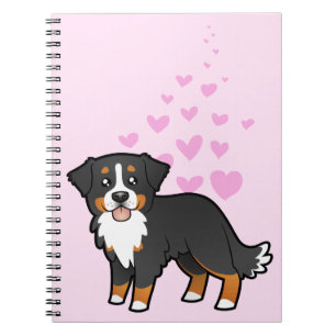 Cuaderno Amor por el Perro de Montaña de Berna