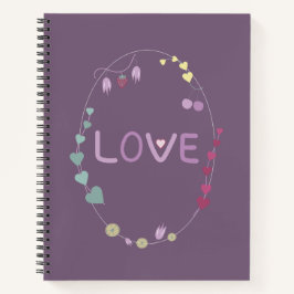 Cuaderno amor púrpura