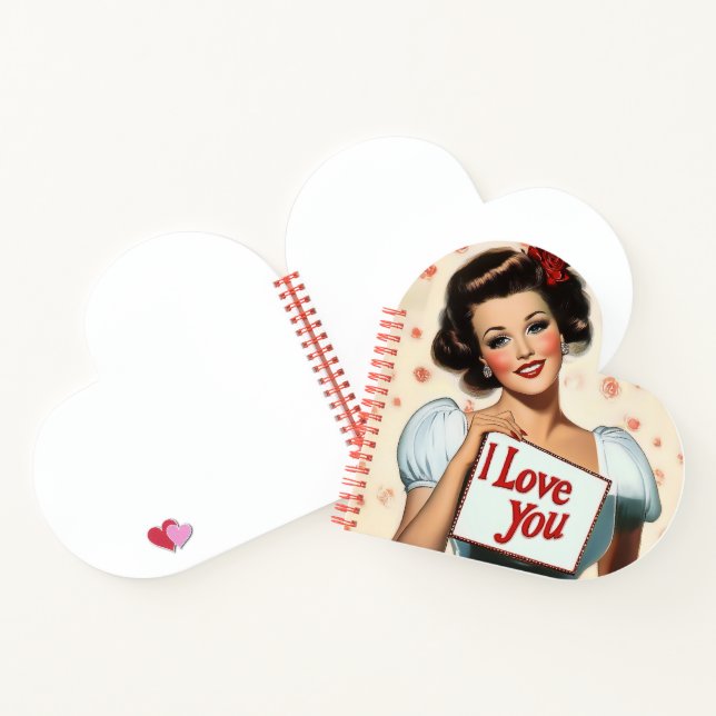 Cuaderno Amor retro de clavijas (Interior)