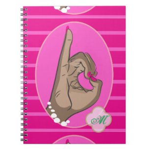 Cuaderno Amor rosa y verde