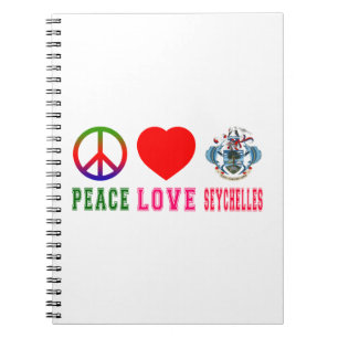 Cuaderno Amor Seychelles de la paz