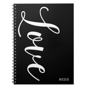 Cuaderno AMOR Tipo Inspirador Chic Personalizado