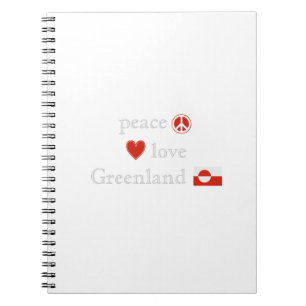 Cuaderno Amor y Groenlandia de la paz