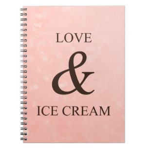 Cuaderno Amor y helado