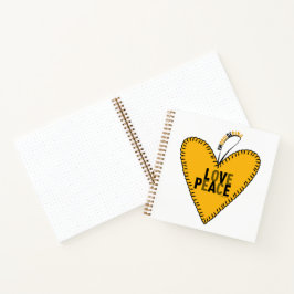 Cuaderno Amor y paz amargos ・ Amarillo ・