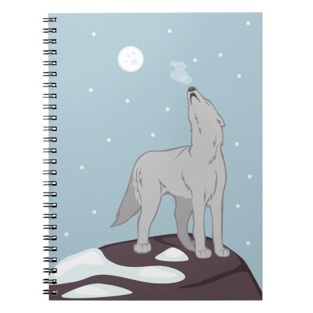 Cuaderno Amortiguando al lobo ártico (Frente)