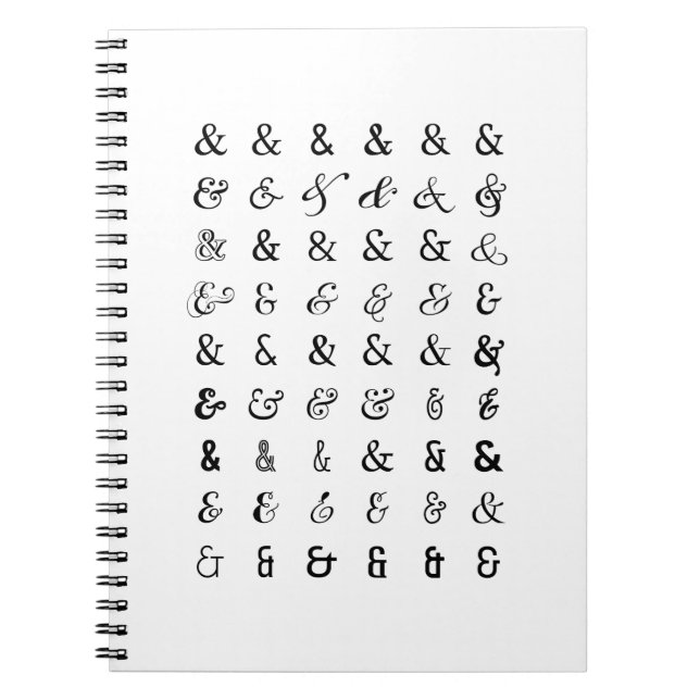 Cuaderno Ampersand signs (Frente)