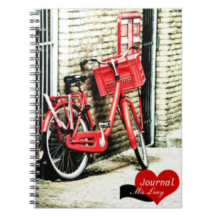 Cuaderno Amsterdam, bicicleta roja (cuaderno)