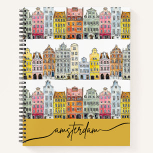 Cuaderno Ámsterdam: Pequeñas casas para viajeros, Holanda p