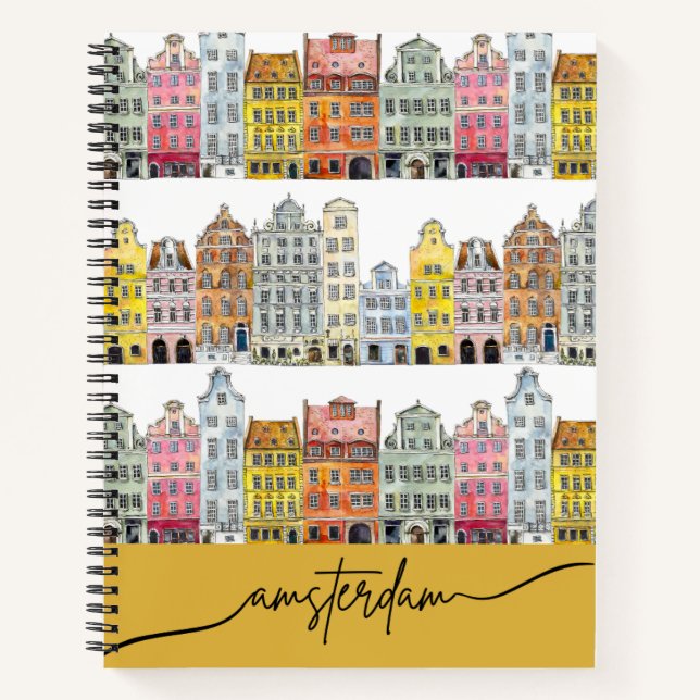 Cuaderno Ámsterdam: Pequeñas casas para viajeros, Holanda p (Anverso)