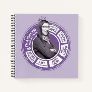Cuaderno Amy Farrah Fowler Info Graphic