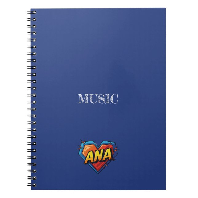 Cuaderno Ana Blue (Frente)