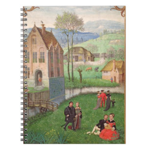 Cuaderno Añada el 18855 de abril: pares que cortejan, de un