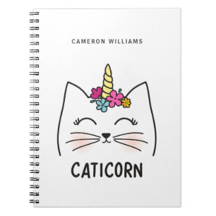 Cuaderno Añada su   conocido Caticorn