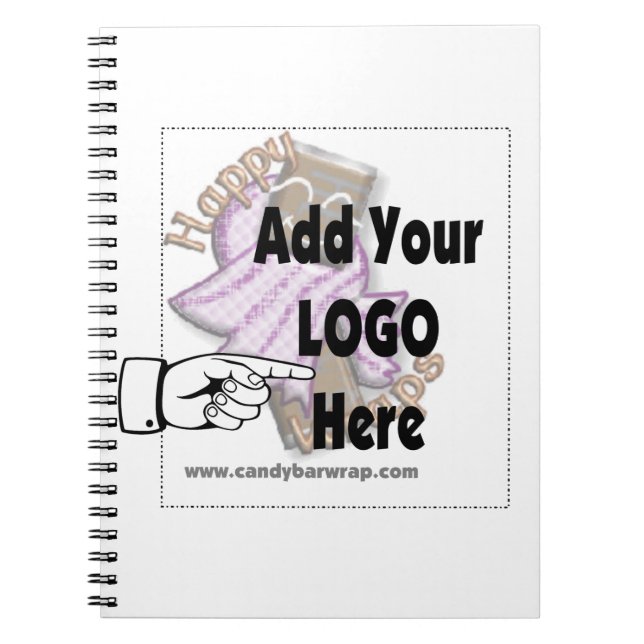 Cuaderno Añadir el LOGO de su empresa como regalo de client (Frente)