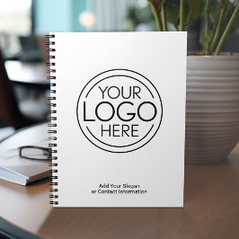 Cuaderno Añadir el logotipo corporativo moderno Minimalista